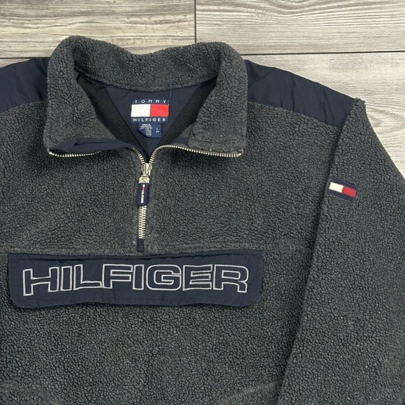 Vintage 90’s Tommy Hilfiger Quarter Zip Fleece - Picture 3 of 6
